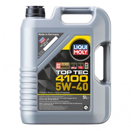 Variklio alyva Liqui Moly TOP TEC 4100 5W-40 5L