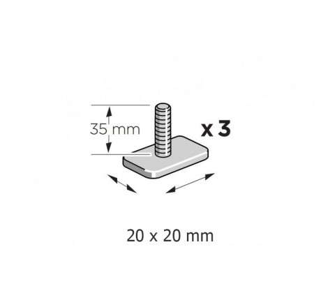 Varžtų rinkinys FreeRide dviračių laikikliui 20X20mm