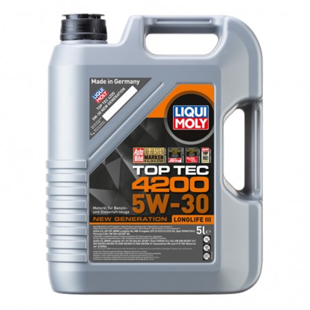 Variklio alyva Liqui Moly TOP TEC 4200 5W-30 5L