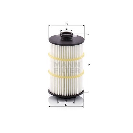 Alyvos filtras Mann-Filter HU7024Z