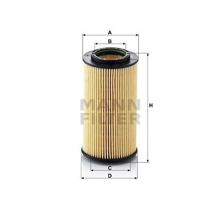 Alyvos filtras Mann-Filter HU824X