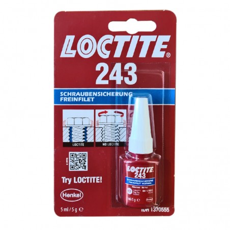 Sriegių fiksavimo priemonė Loctite 243 (5ml)