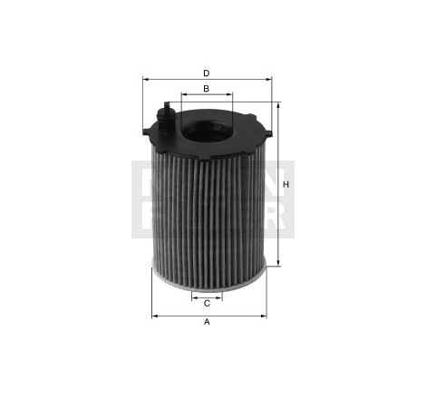 Alyvos filtras Mann-Filter HU6020z
