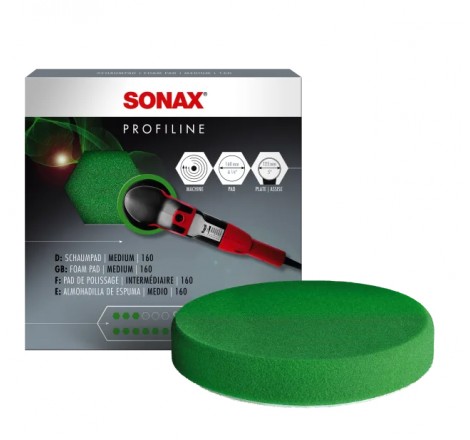 Poliravimo diskas Sonax ProfiLine 160mm (vidutinio kietumo kempinė)