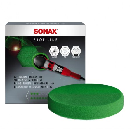 Poliravimo diskas Sonax ProfiLine 160mm (vidutinio kietumo kempinė)