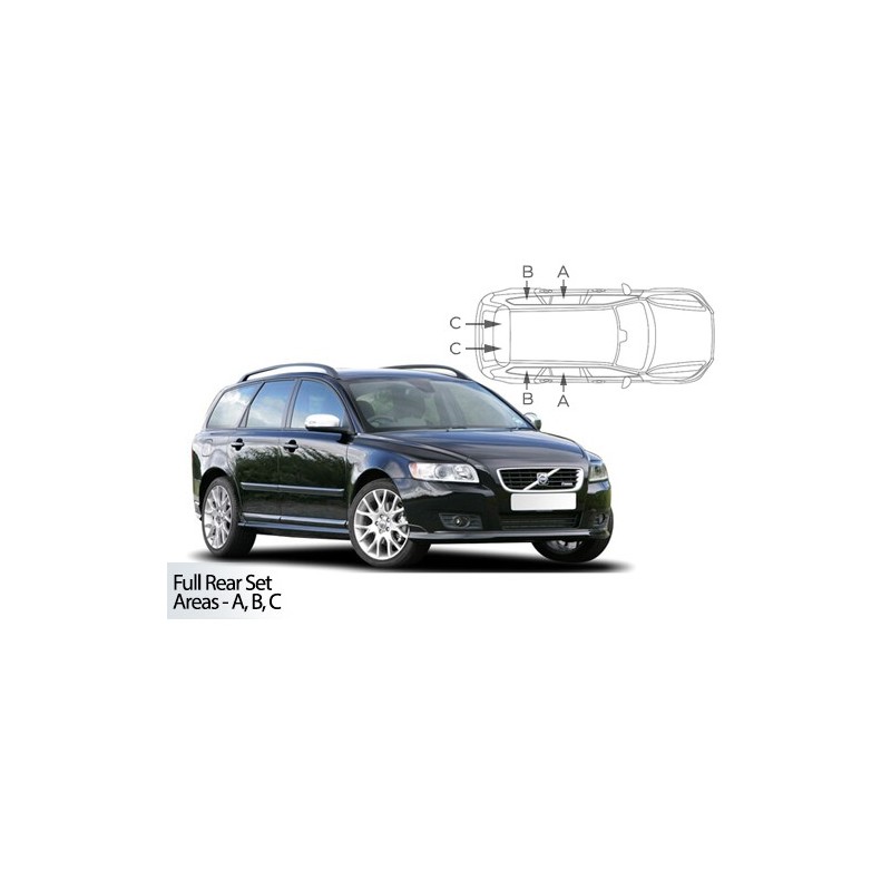 Užuolaidėlės nuo saulės VOLVO V50 ESTATE 5-DR 2003‐2012