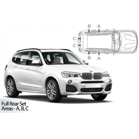 Užuolaidėlės nuo saulės BMW X3 (F25) 5-DR 2010‐2017