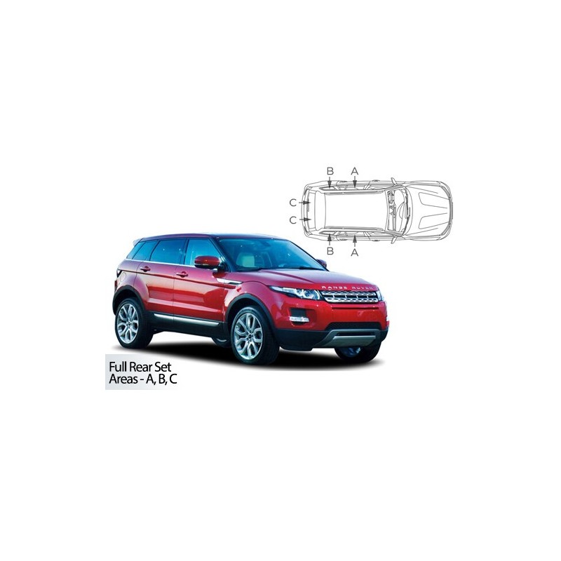 Užuolaidėlės nuo saulės LAND ROVER EVOQUE 5-DR 2011‐