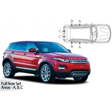 Užuolaidėlės nuo saulės LAND ROVER EVOQUE 5-DR 2011‐