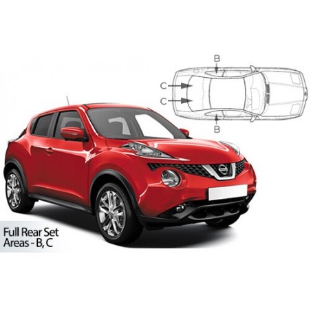 Užuolaidėlės nuo saulės NISSAN JUKE 5-DR 2010‐