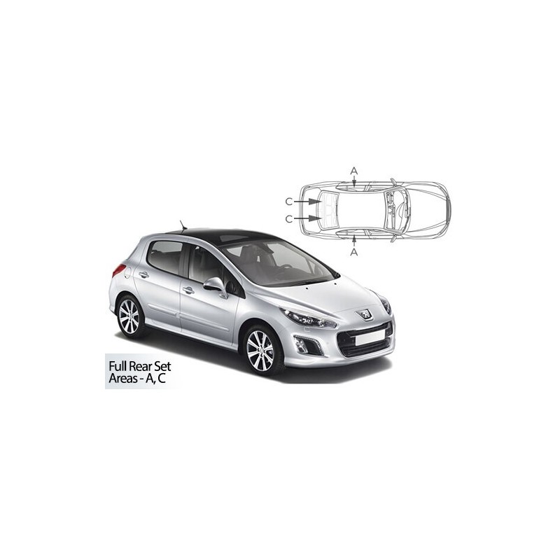 Užuolaidėlės nuo saulės PEUGEOT 308 5-DR 2008‐2013