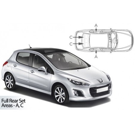 Užuolaidėlės nuo saulės PEUGEOT 308 5-DR 2008‐2013