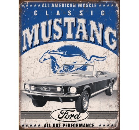 Sienų dekoravimo ženklas Ford Mustang