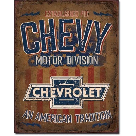 Sienų dekoravimo ženklas Chevy - American Tradition