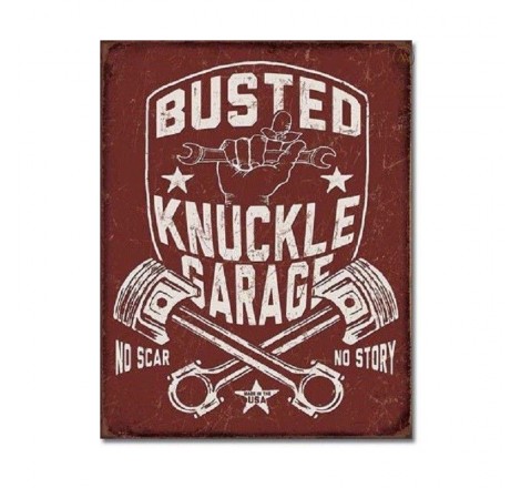 Sienų dekoravimo ženklas Busted Knuckle Shield