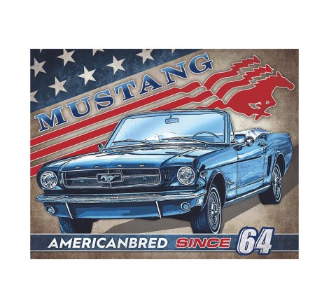 Sienų dekoravimo ženklas Ford Mustang AmericanBred
