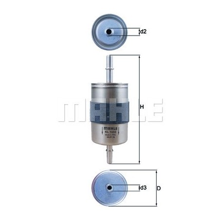 Knecht (Mahle) KL1055 degalų filtras