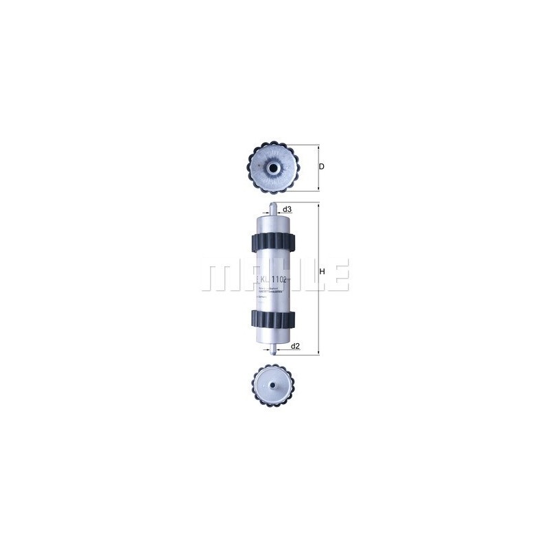 Knecht (Mahle) KL1102 degalų filtras