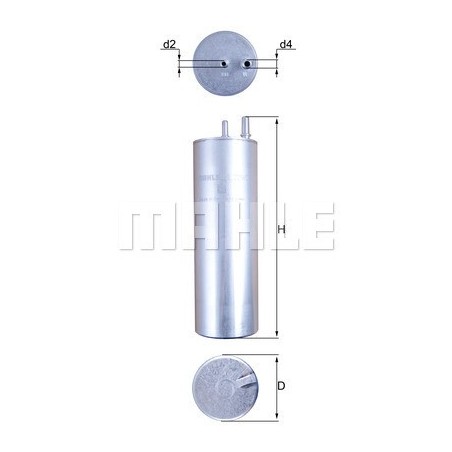 Knecht (Mahle) KL229/5 degalų filtras