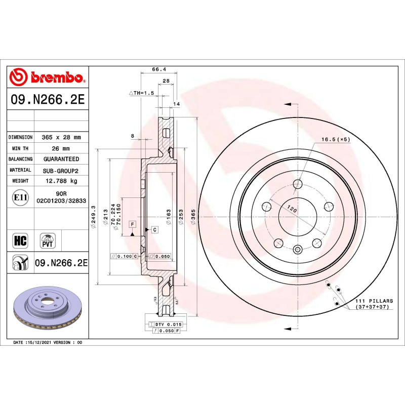 EV stabdžių komplektas Brembo KT 08 023