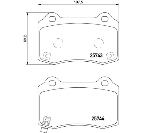 EV stabdžių komplektas Brembo KT 08 023