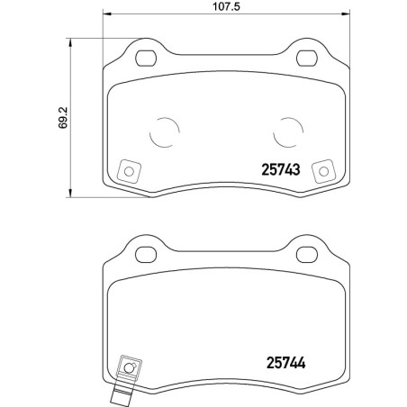 EV stabdžių komplektas Brembo KT 08 023