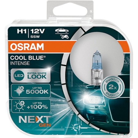 Osram lempučių komplektas H1 55W 12V Cool Blue Intense NG2