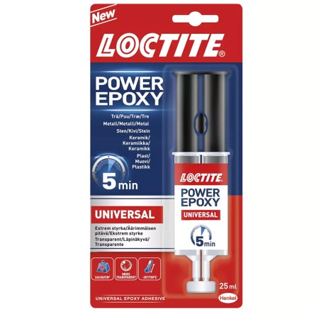 Epoksidiniai klijai Loctite Power Epoxy Universal 25 ml