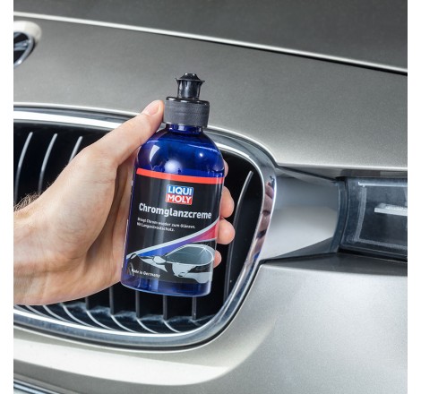 For cleaning chrome and decorative metal parts of cars, motorcycles and bicycles.