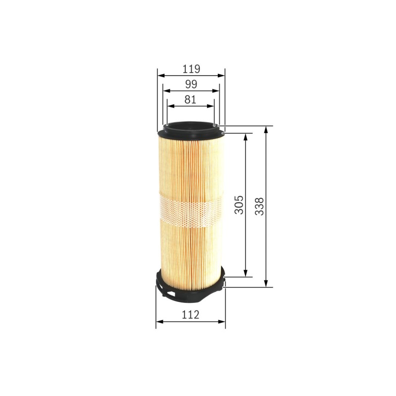 Oro filtras Bosch F 026 400 214