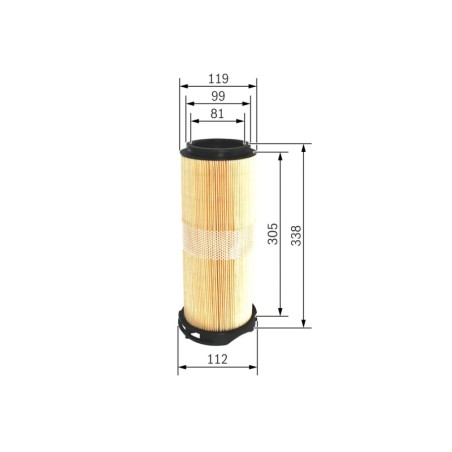 Oro filtras Bosch F 026 400 214