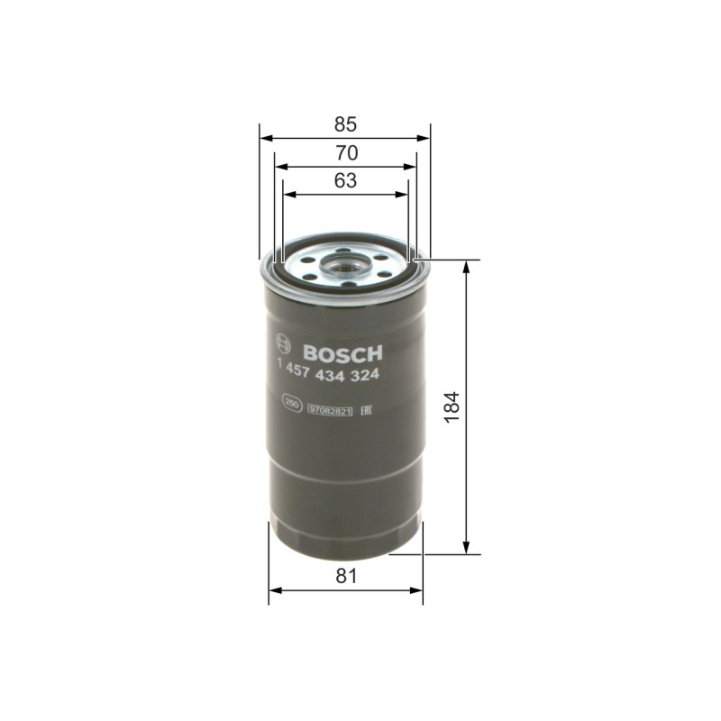 Degalų filtras Bosch 1457434324