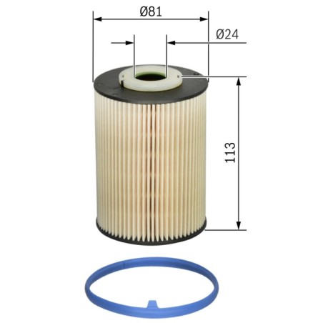 Degalų filtras Bosch F 026 402 128