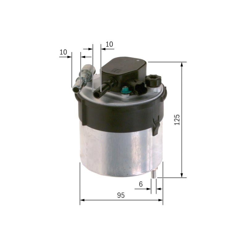 Degalų filtras Bosch F 026 402 204