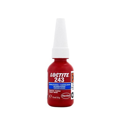 Sriegių fiksavimo klijai Loctite 243 (10ml) vidutinio stiprumo