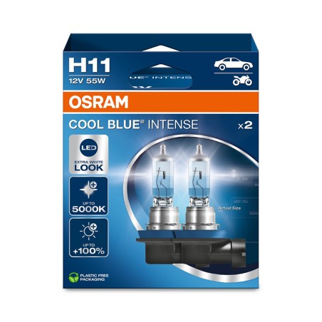 Osram lempučių komplektas H11 55W 12V Cool Blue Intense NG