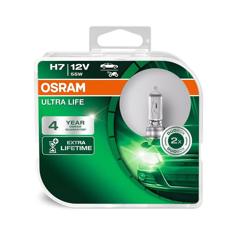 Osram lempučių komplektas H7 55W 12V Ultra Life