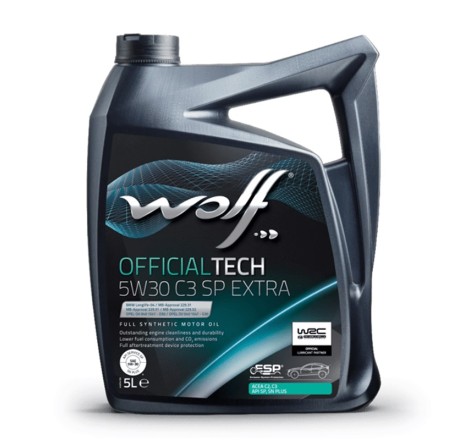 Motor oil WOLF OFFICIALTECH 5W-30 C3 SP EXTRA 5l