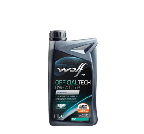 Engine oil WOLF OFFICIALTECH 0W-20 C5 P 1l