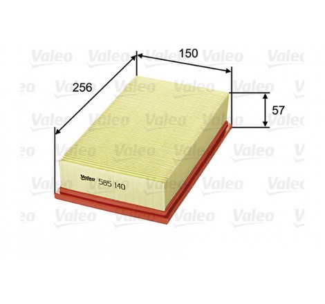 Valeo 585140 oro filtras